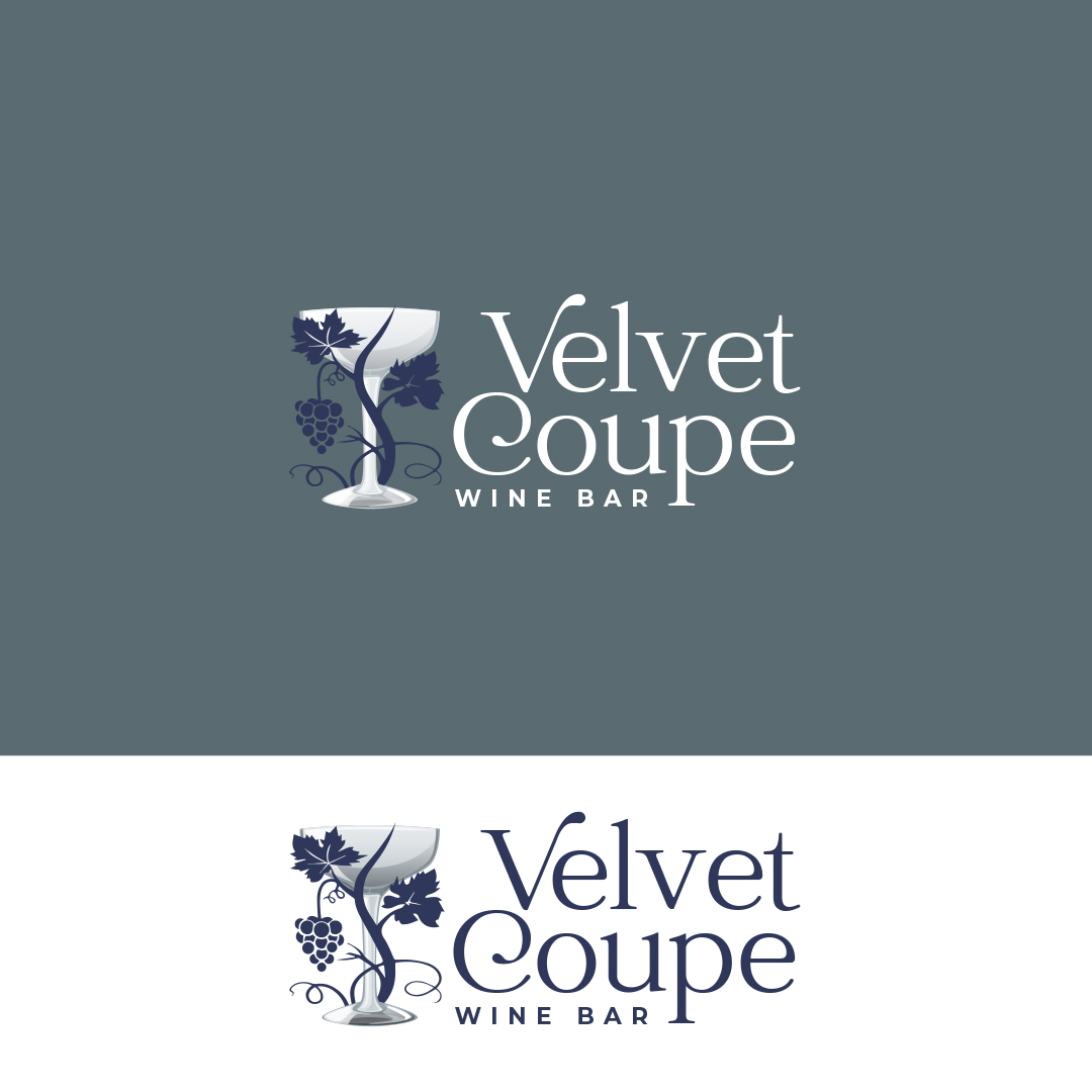 Diseño de Logo por circledsg para Velvet Coupe Wine Bar | Diseño #36503426