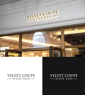 Logo-Design von M Art & Design für Velvet Coupe Wine Bar | Design: #36505232