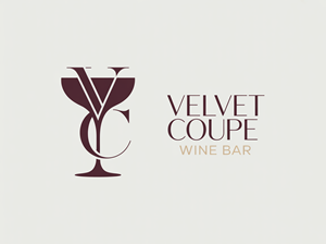 Diseño de Logo por BEANDESIGN^_^ para Velvet Coupe Wine Bar | Diseño: #36540974