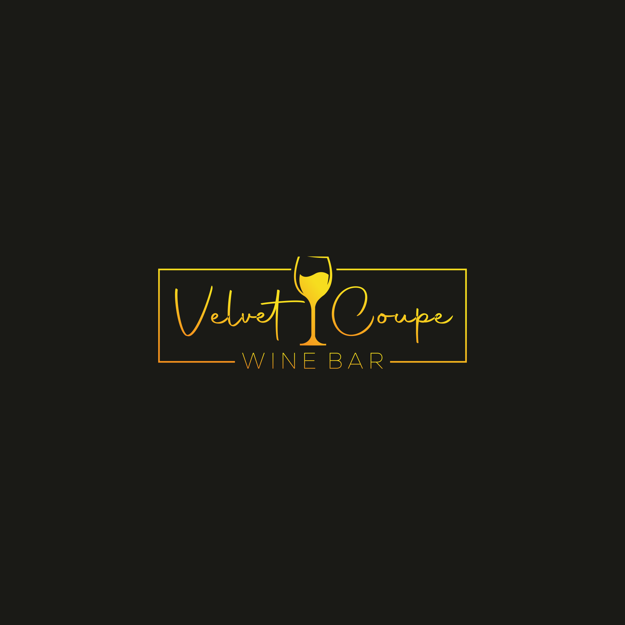 Logo Design by marselino ™ for Velvet Coupe Wine Bar | Design #36515871
