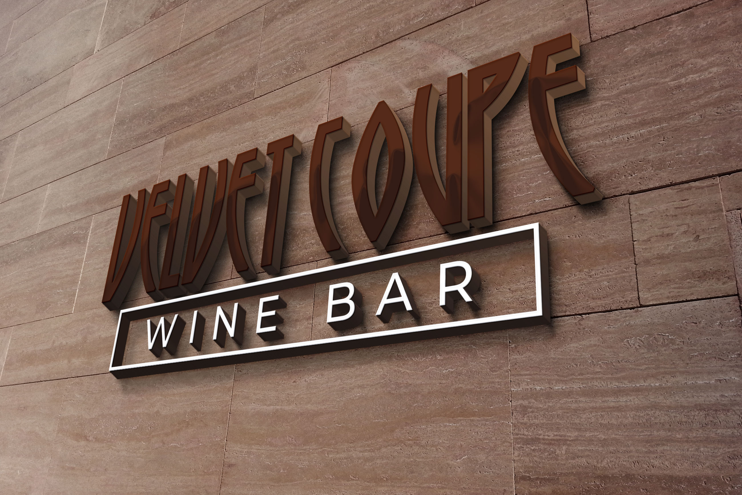 Diseño de Logo por DesignMaker 2 para Velvet Coupe Wine Bar | Diseño #36531295