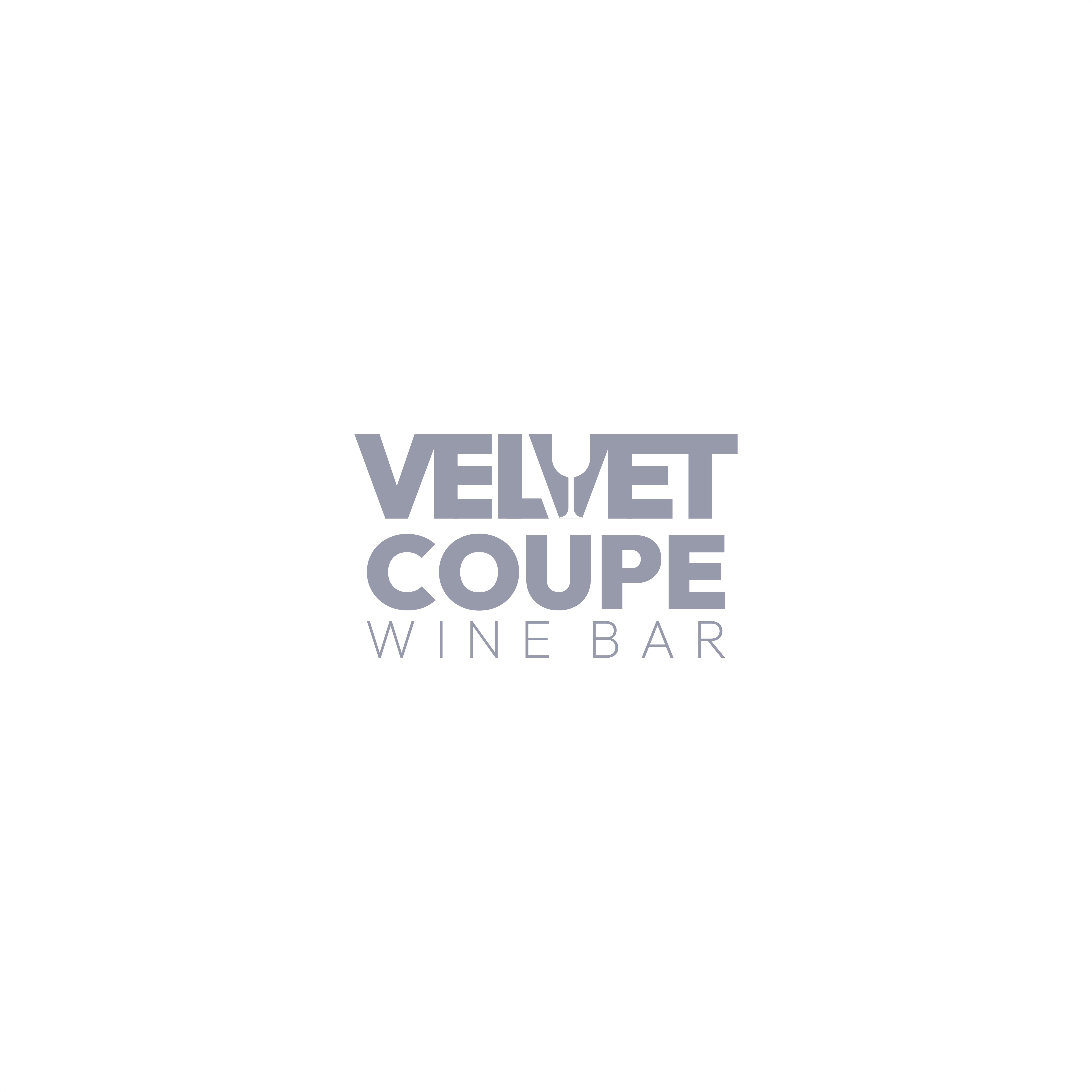 Logo Design by Morni Design for Velvet Coupe Wine Bar | Design #36508480