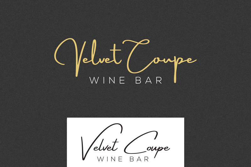 Logo-Design von Roxy Art für Velvet Coupe Wine Bar | Design #36503326