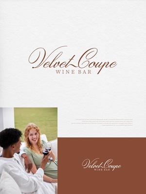 Logo-Design von apik. für Velvet Coupe Wine Bar | Design: #36503257