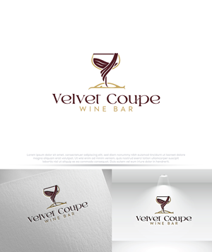 Logo Design by Pilot_DesignR™ for Velvet Coupe Wine Bar | Design: #36508185