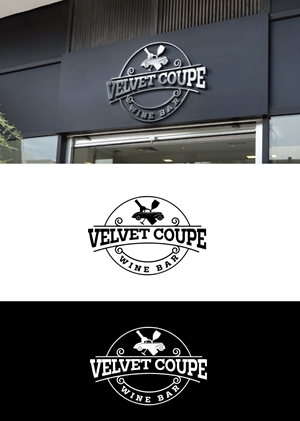 Logo Design by VisionCraft™ for Velvet Coupe Wine Bar | Design: #36504836