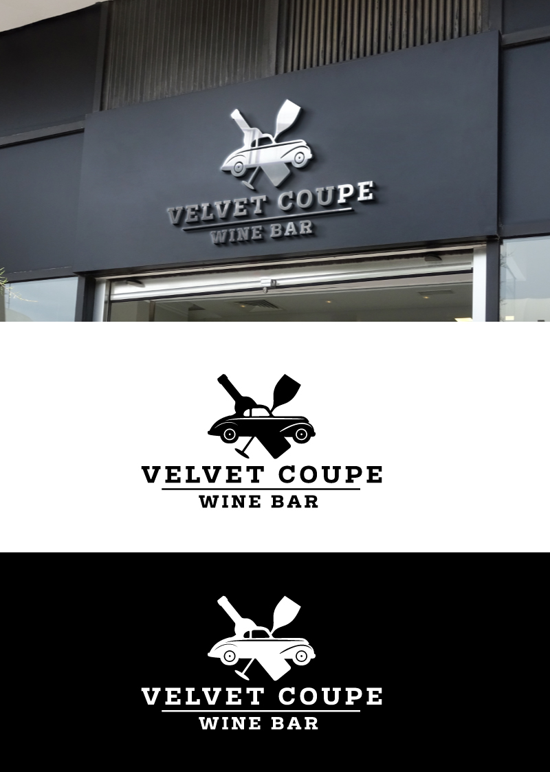 Logo-Design von VisionCraft™ für Velvet Coupe Wine Bar | Design #36504837