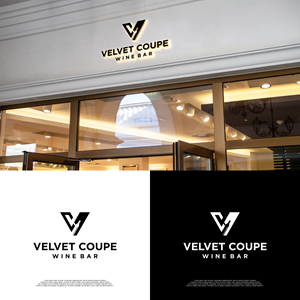 Diseño de Logo por syad666 para Velvet Coupe Wine Bar | Diseño: #36512475