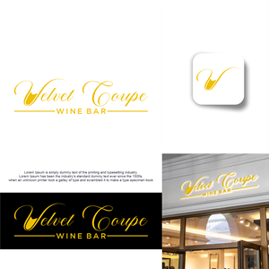 Logo Design by Abigaill_design for Velvet Coupe Wine Bar | Design: #36503597