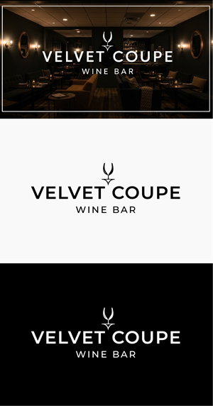 Diseño de Logo por designs by Dylan para Velvet Coupe Wine Bar | Diseño: #36540180