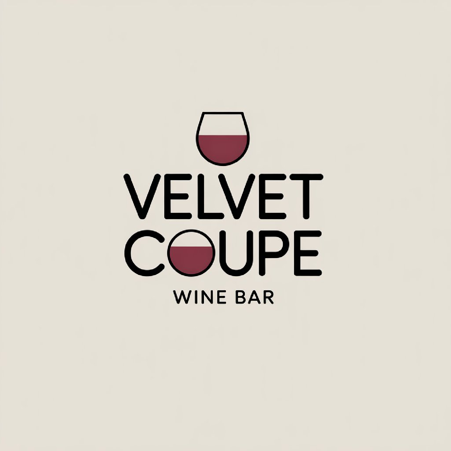 Logo Design by LPMG for Velvet Coupe Wine Bar | Design #36564163