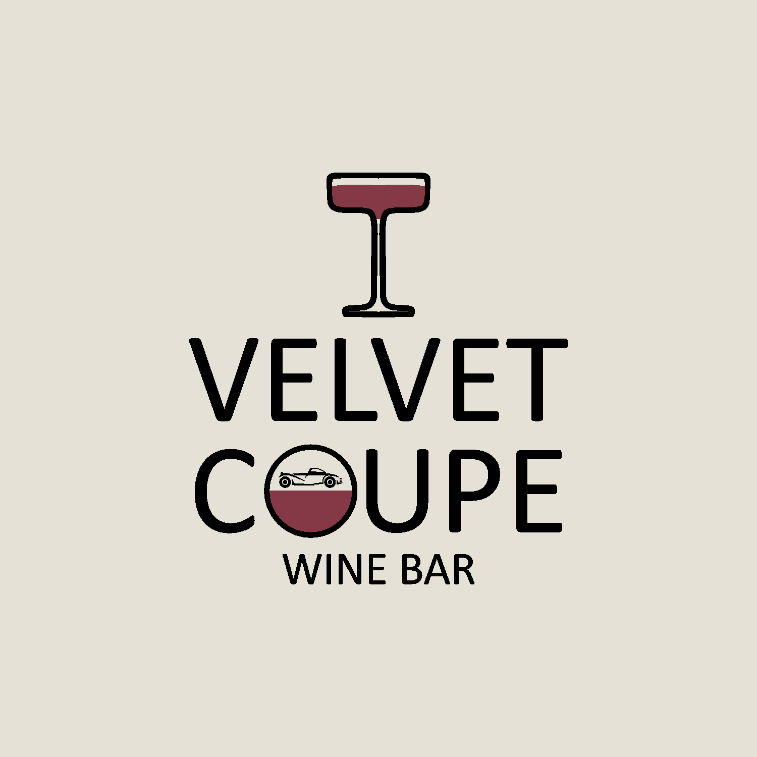 Logo Design by LPMG for Velvet Coupe Wine Bar | Design #36566392