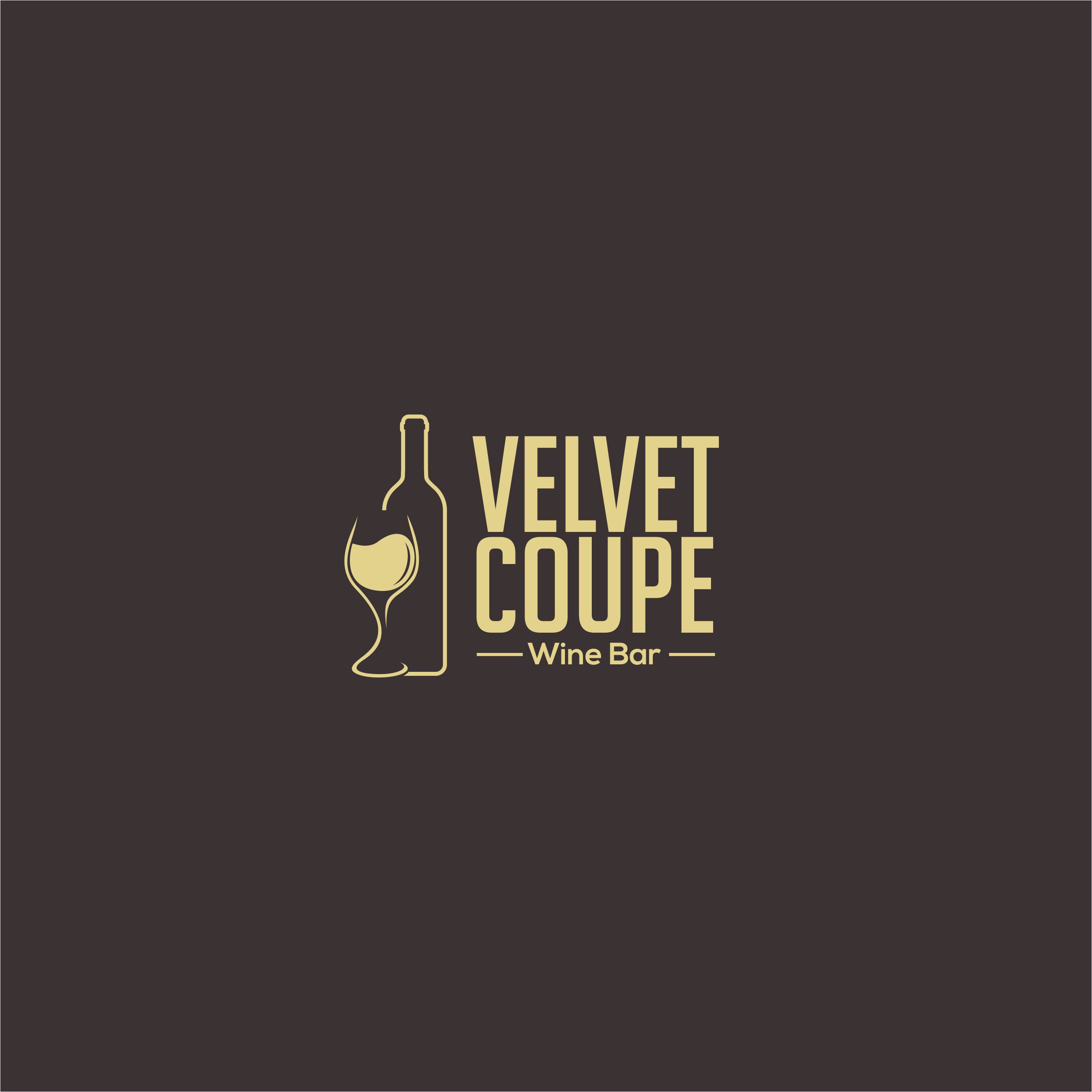 Logo Design by Jeferson HP for Velvet Coupe Wine Bar | Design #36507108