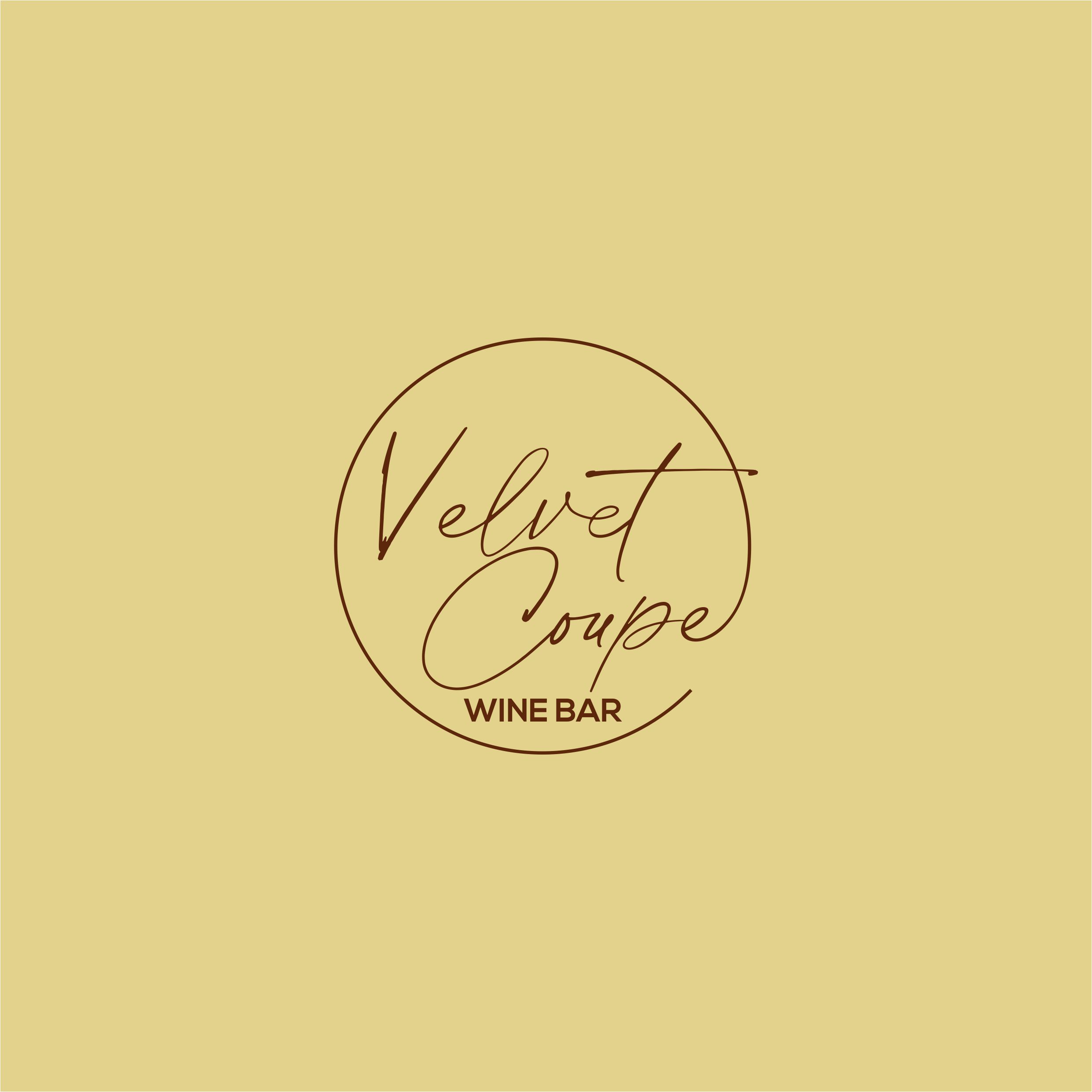 Logo Design by Jeferson HP for Velvet Coupe Wine Bar | Design #36507110