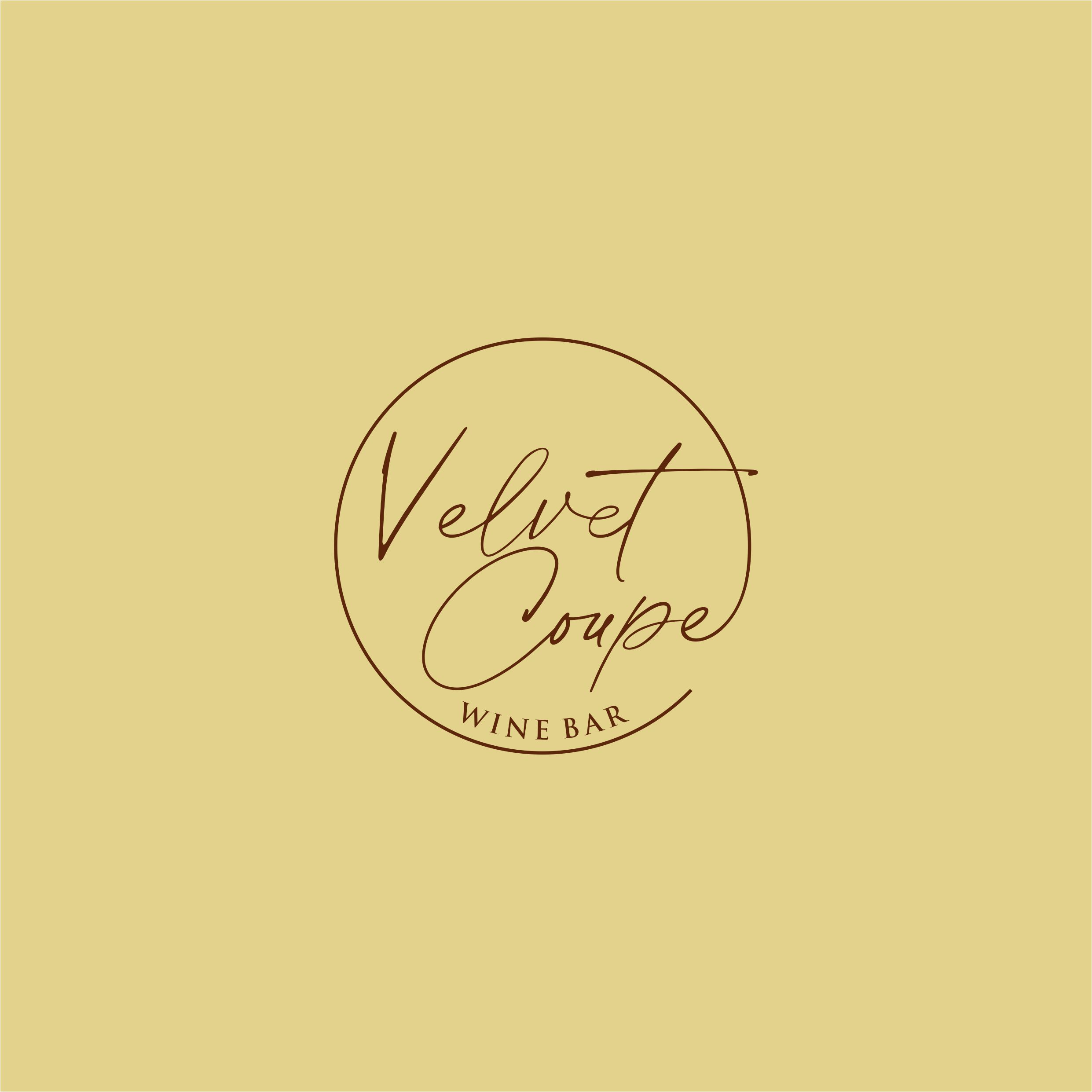 Logo Design by Jeferson HP for Velvet Coupe Wine Bar | Design #36507111