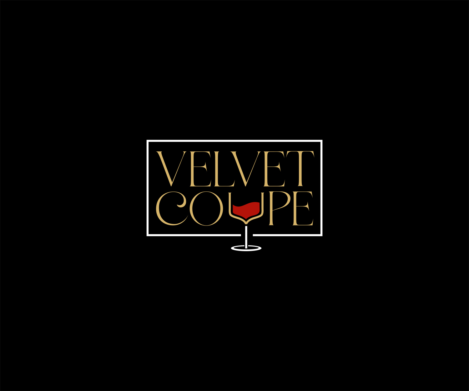 Diseño de Logo por Vishak vasu para Velvet Coupe Wine Bar | Diseño #36536098