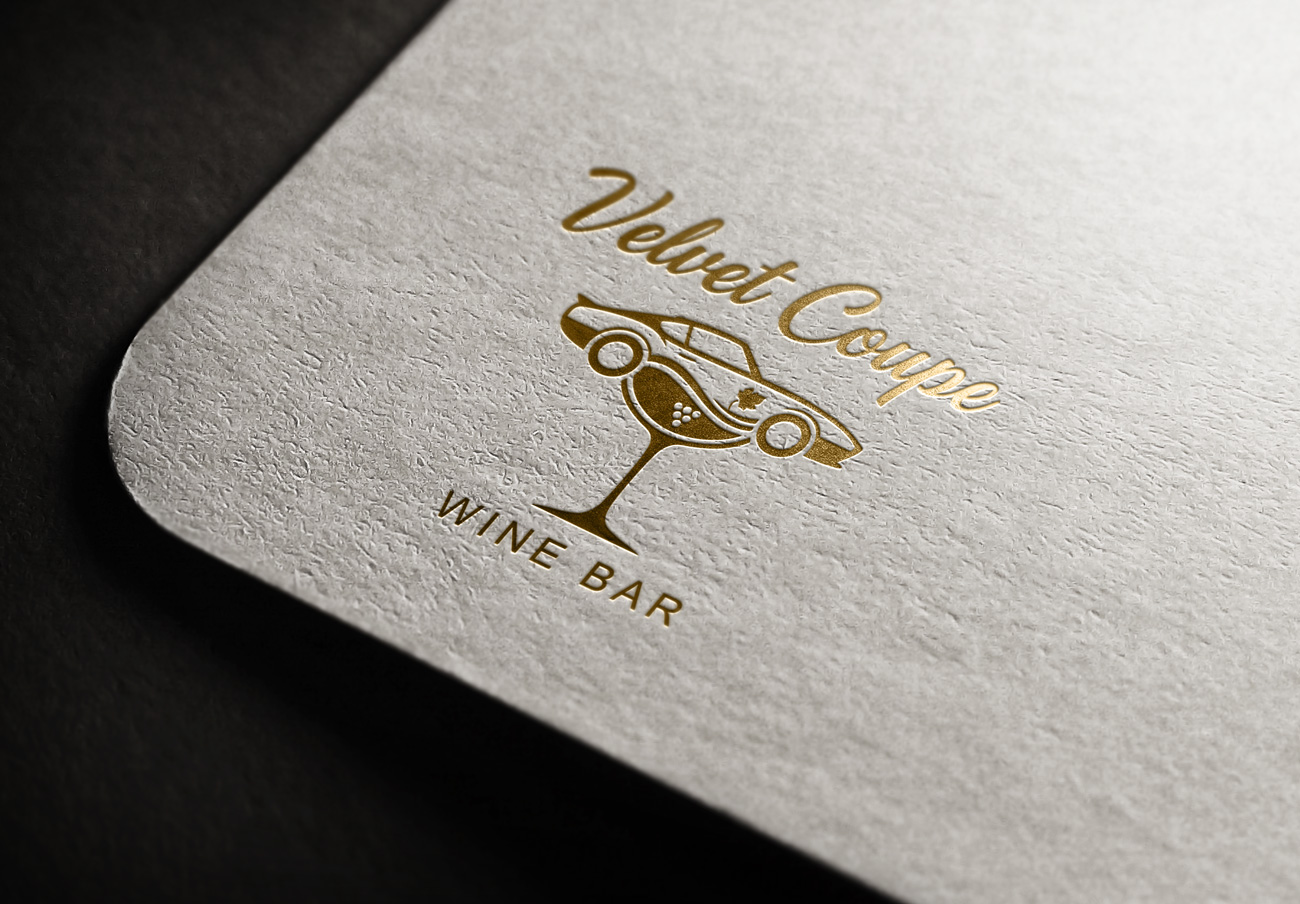 Logo Design by bute for Velvet Coupe Wine Bar | Design #36513685