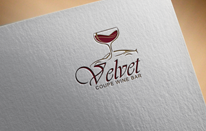 Logo Design by bute for Velvet Coupe Wine Bar | Design: #36513686