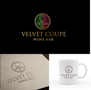Diseño de Logo por ciolena para Velvet Coupe Wine Bar | Diseño: #36537855
