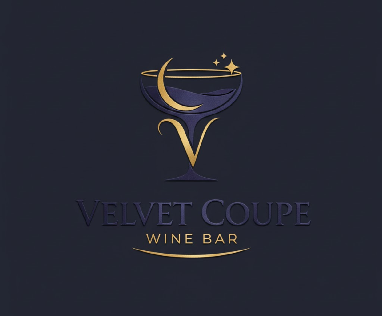 Logo Design by NovaCriação for Velvet Coupe Wine Bar | Design #36524871