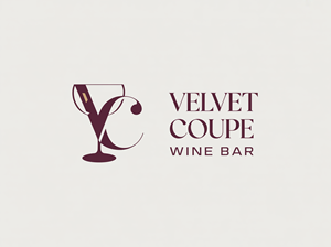Diseño de Logo por Shasa_Dara02 para Velvet Coupe Wine Bar | Diseño: #36540971