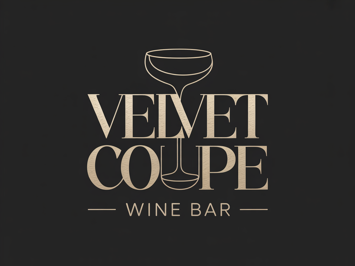Logo-Design von Shasa_Dara02 für Velvet Coupe Wine Bar | Design #36540973