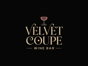 Diseño de Logo por echosaputro para Velvet Coupe Wine Bar | Diseño: #36540963