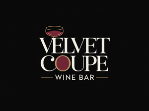 Diseño de Logo por echosaputro para Velvet Coupe Wine Bar | Diseño: #36540964