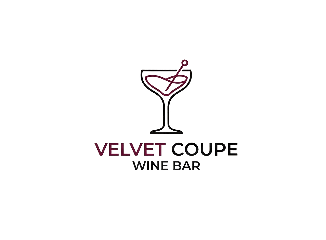 Diseño de Logo por HSL Brain para Velvet Coupe Wine Bar | Diseño #36506034