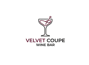 Logo-Design von HSL Brain für Velvet Coupe Wine Bar | Design: #36506034