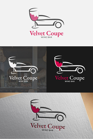 Logo Design by Ali_Akber_Chowdhury_Sayed for Velvet Coupe Wine Bar | Design: #36510175