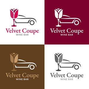 Logo Design by Ali_Akber_Chowdhury_Sayed for Velvet Coupe Wine Bar | Design: #36525689