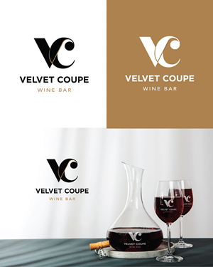 Diseño de Logo por Manu-25 para Velvet Coupe Wine Bar | Diseño: #36534741
