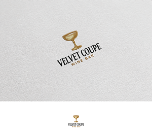 Diseño de Logo por Afsana_Hoque para Velvet Coupe Wine Bar | Diseño: #36508503