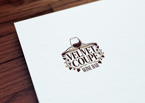 Logo Design by GraphiqueLab for Velvet Coupe Wine Bar | Design: #36513380