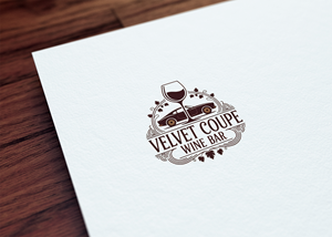Logo Design by GraphiqueLab for Velvet Coupe Wine Bar | Design: #36513381