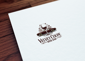 Logo Design by GraphiqueLab for Velvet Coupe Wine Bar | Design: #36513391