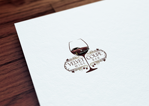 Logo Design by GraphiqueLab for Velvet Coupe Wine Bar | Design: #36513392