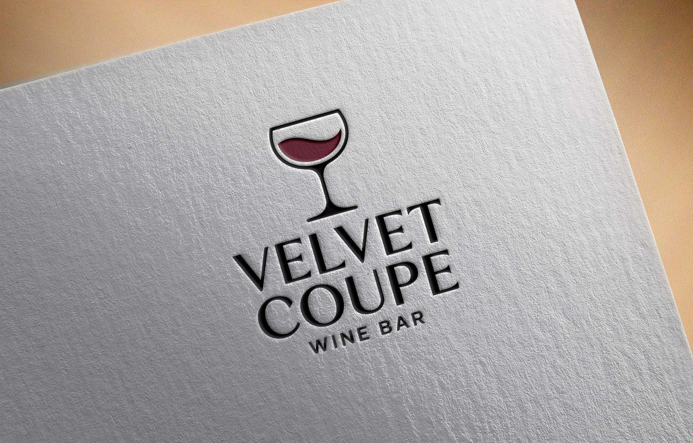Logo Design by PD_Designs for Velvet Coupe Wine Bar | Design #36503793