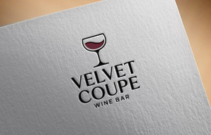 Logo Design by PD_Designs for Velvet Coupe Wine Bar | Design: #36503793