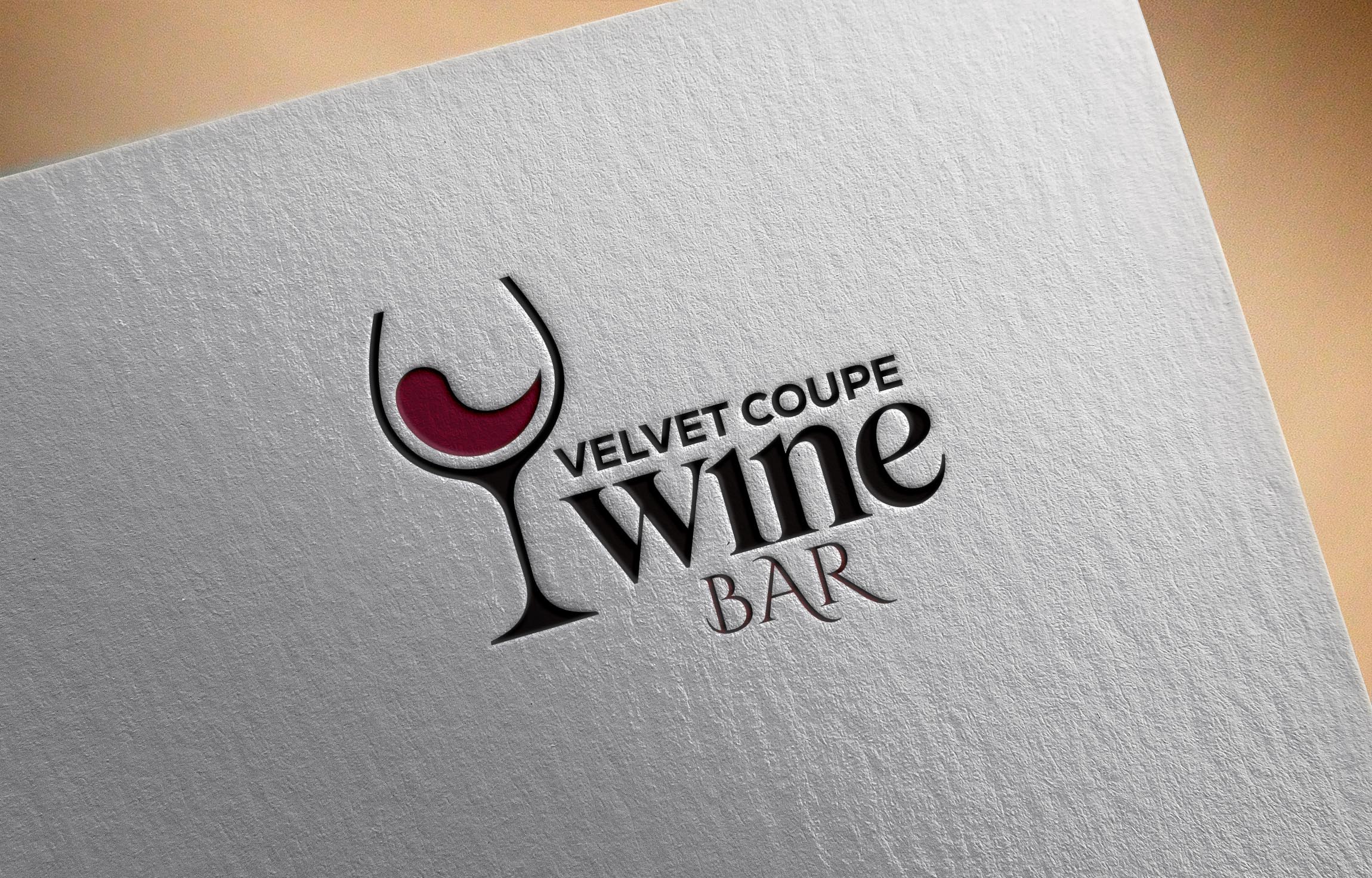 Logo-Design von PD_Designs für Velvet Coupe Wine Bar | Design #36503796
