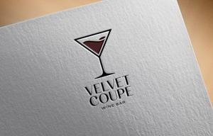Logo Design by PD_Designs for Velvet Coupe Wine Bar | Design: #36503798