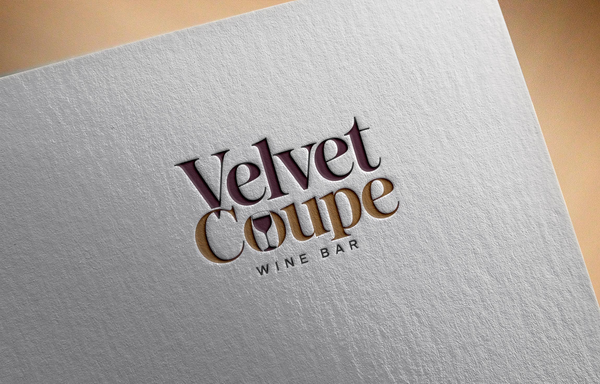 Logo Design by PD_Designs for Velvet Coupe Wine Bar | Design #36503799