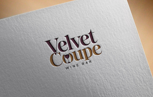 Logo Design by PD_Designs for Velvet Coupe Wine Bar | Design: #36503799