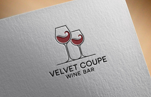 Logo Design by PD_Designs for Velvet Coupe Wine Bar | Design: #36503800
