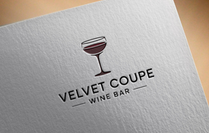 Logo Design by PD_Designs for Velvet Coupe Wine Bar | Design: #36503802