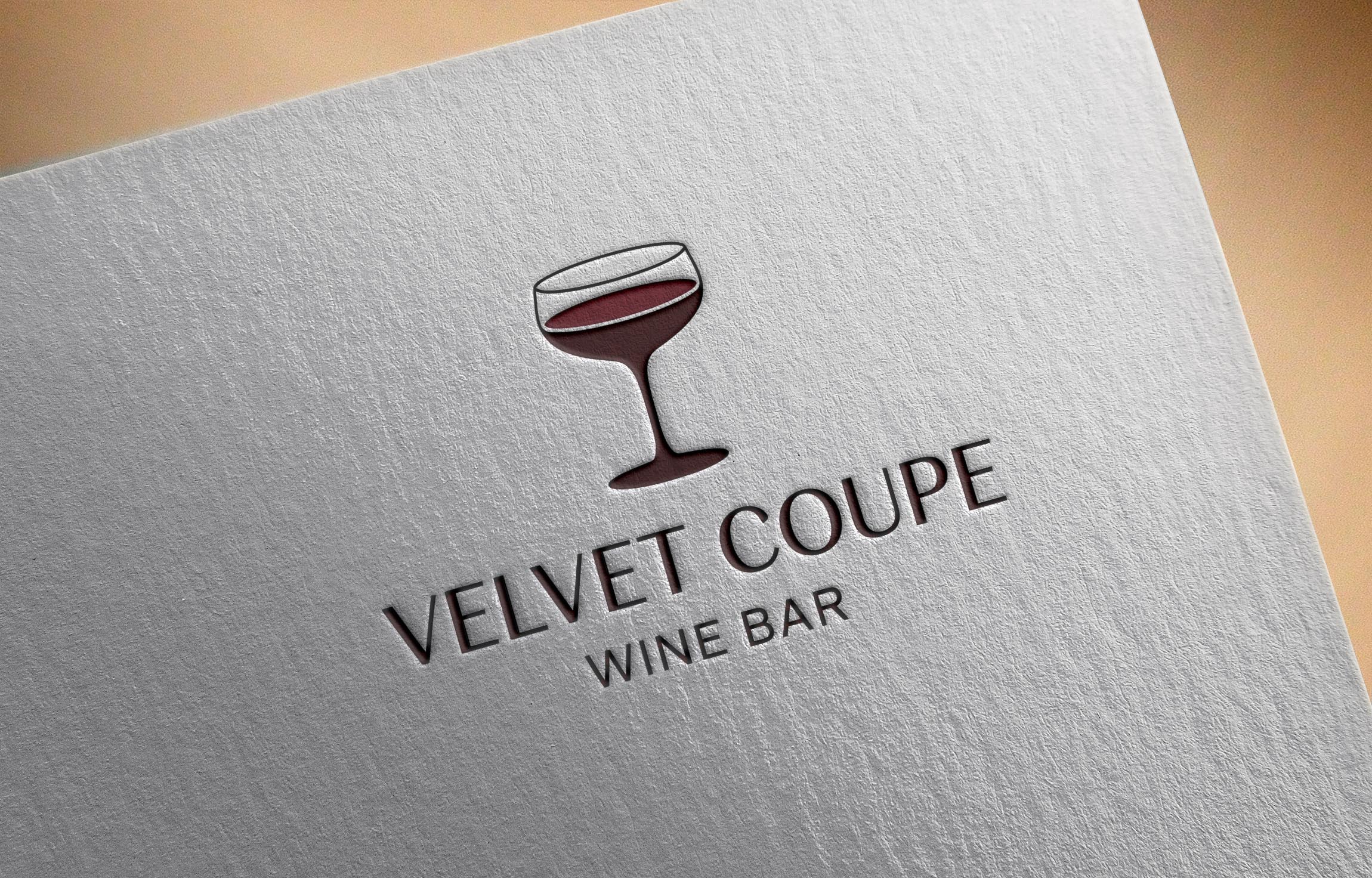 Logo-Design von PD_Designs für Velvet Coupe Wine Bar | Design #36503803