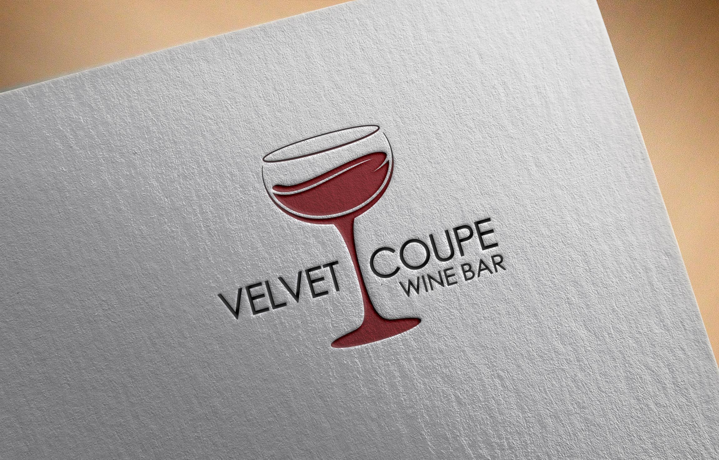 Logo-Design von PD_Designs für Velvet Coupe Wine Bar | Design #36503804
