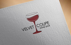 Logo-Design von PD_Designs für Velvet Coupe Wine Bar | Design: #36503804