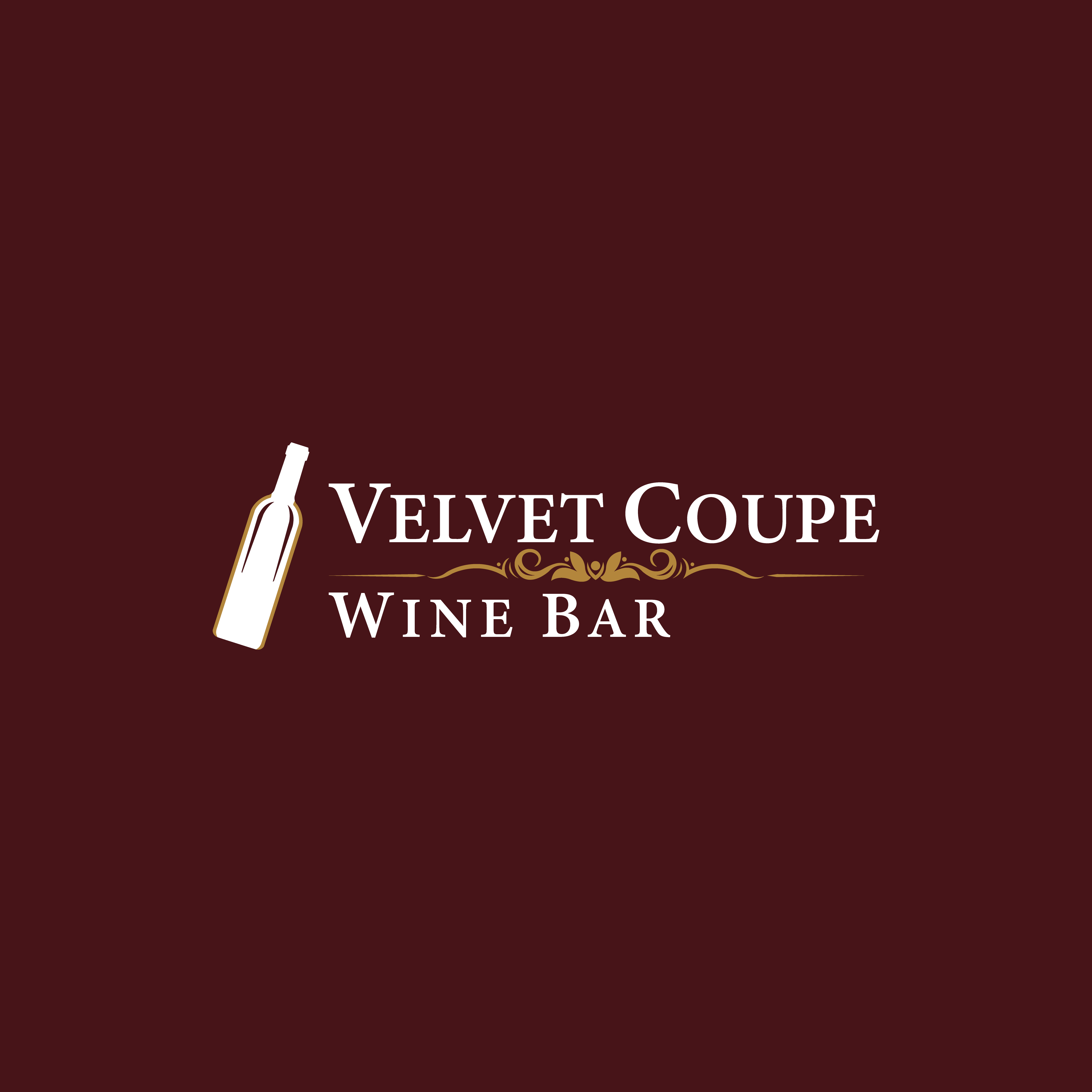 Logo Design by Design Kit Mazba for Velvet Coupe Wine Bar | Design #36513732